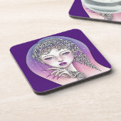 Delen van hard plastic glas Nachttijd Bier Onderzetter (Linkerzijde)