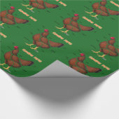 Delen van kippen cadeaupapier (Hoek)