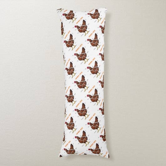 Delen van kippen lichaamskussen (Voorkant Verticaal)