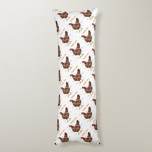 Delen van kippen lichaamskussen (Achterkant (Verticaal))