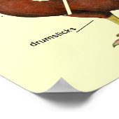 Delen van kippen poster (Hoek)