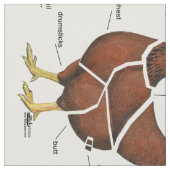 Delen van kippen stof (Close Up)