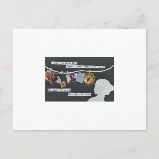 delen van mij briefkaart (Voorkant)