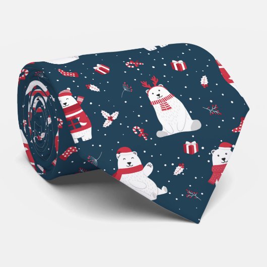 Delen van poolBeren Stropdas (Opgerold)