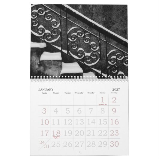 delen van portland kalender (Jan 2027)