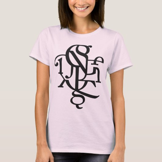 Delen van T-shirt voor tekentekst (Voorkant)