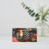 Delen van tandwielen visitekaartje (Staand voorkant)