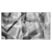 Delen van vierkante stukken acryl, grijs tot wit kussensloop (Voorkant-Links)