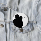 Delena "Twin Flames"-Button Ronde Button 7,6 Cm (In situ)