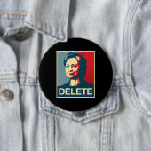 DELETE - Anti-Hillary Poster - Anti-Hillary -.pn Ronde Button 4,0 Cm (In situ)