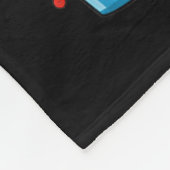 Delete Cookies Funny Christmas Cookie  Fleece Deken (Hoek)