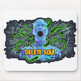 Delete Soul – Cyberpunk Glitch Horror Muismat