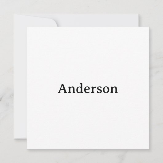 Delete Text Replace Own Design 5.25" Squared Bedankkaart (Voorkant)