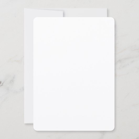 Delete Text Replace Own Design 5" x 7" Rounded Bedankkaart (Achterkant)