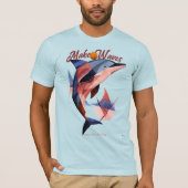 Delfín Abstracto y Moderno T-shirt (Voorkant)