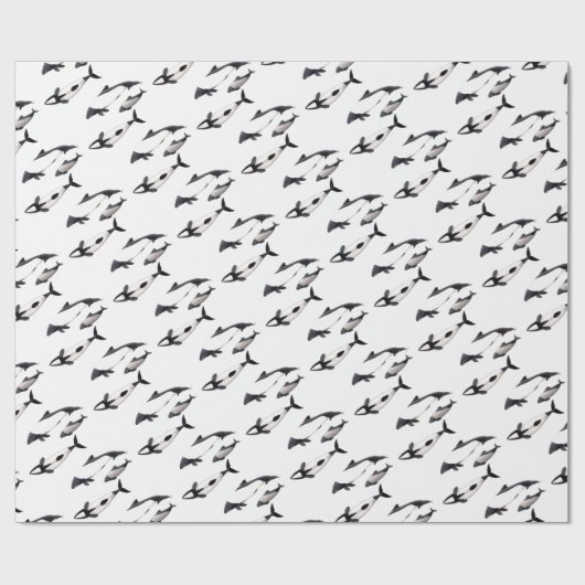 Delfin de Commerson Cadeaupapier (Vlak)