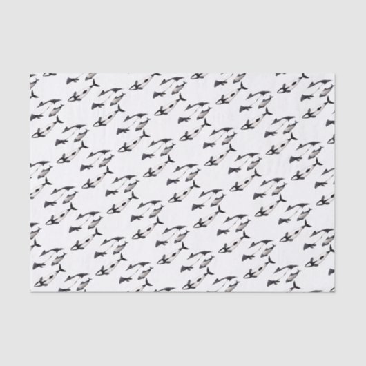 Delfin de Commerson Tissuepapier (Voorkant)