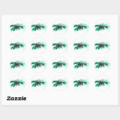 Delfinbaby Ronde Sticker (Vel)