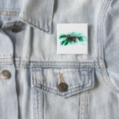 Delfinbaby Vierkante Button 5,1 Cm (In situ)