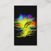 Delfine im Sonnenbad Visitekaartje (Achterkant)