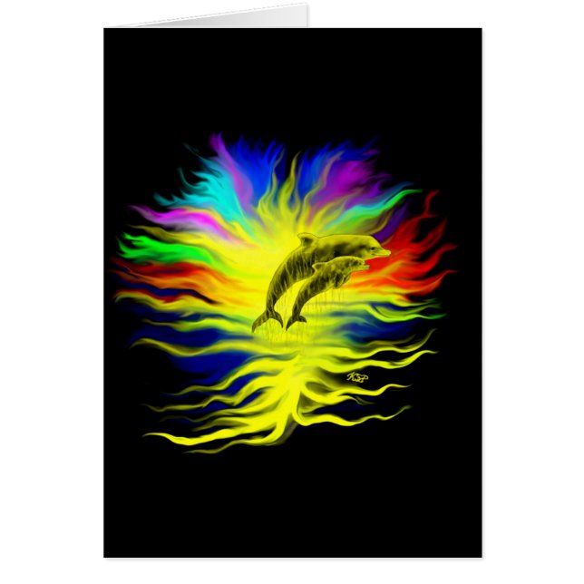 Delfine im Sonnenschein (Voorkant)