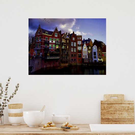 Delfshaven Poster (Keuken)