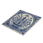 Delft 1-stijl tegeltje (Zijkant)