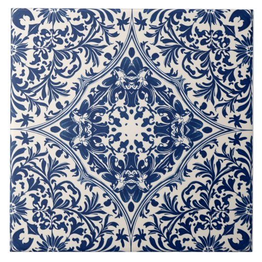 delft 4-stijl tegeltje (Voorkant)