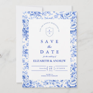 Delft Blauw Chinoiserie Bruiloft Save The Date