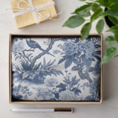  delft blauw Chinoiserie china vogelbloemen Tissuepapier (Geschenk)