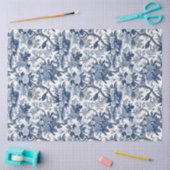  delft blauw Chinoiserie china vogelbloemen Tissuepapier (Craft)