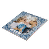 delft blauw wit porselein Hampton foto op maat Tegeltje (Zijkant)