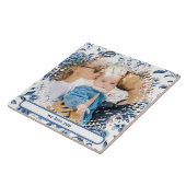 delft blauw wit porselein Hampton foto op maat Tegeltje (Zijkant)