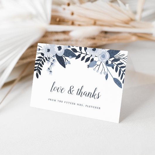 Delft Bloemstuk Bedanken Bedankkaart