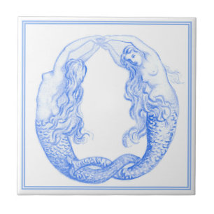  Delft Blue Art Nieuw Nieuw Nieuw-Zeelandse Zeemee Tegeltje