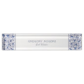 Delft Blue Bird Naambordje (Voorkant)