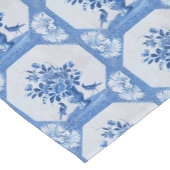 Delft Blue Birds floral French Country Toile  Korte Tafelloper (Hoek)