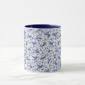 Delft Blue Birds Pattern Mok (Midden)