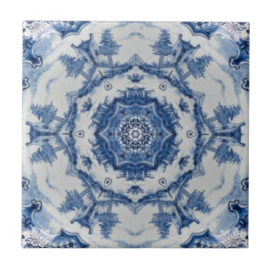 Delft Blue Design 02 1764 Backsplash Tegel ~ Tegeltje