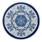 Delft Blue Design 02 From 1764 ~ Keramische Knop (Voorkant)