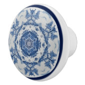 Delft Blue Design 02 From 1764 ~ Keramische Knop (Rechts)