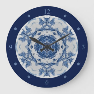 Delft Blue Design 02 van 1.764 ~ * ~  Grote Klok