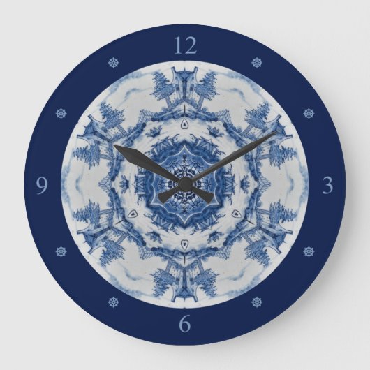 Delft Blue Design 02 van 1.764 ~ * ~ Grote Klok (Voorkant)