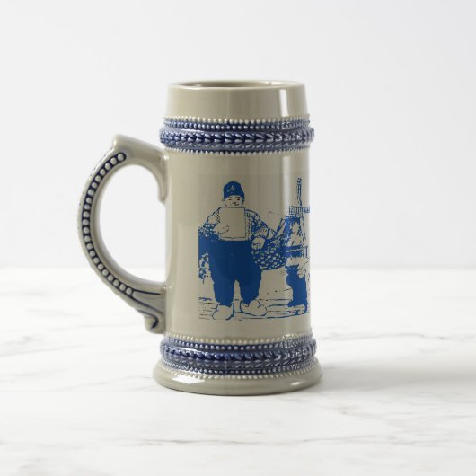 Delft Blue, Dutch Boy and Cat, Delft Blue, Dutc... Bierpul (Links)