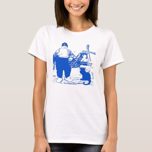 Delft Blue, Dutch Boy en Cat T-shirt (Voorkant)