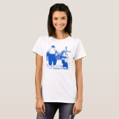Delft Blue, Dutch Boy en Cat T-shirt (Voorkant volledig)