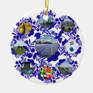 Delft Blue Dutch Delftware Style Holland Keramisch Ornament