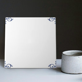 Delft Blue Dutch Matching Mix Match Empty Tegeltje