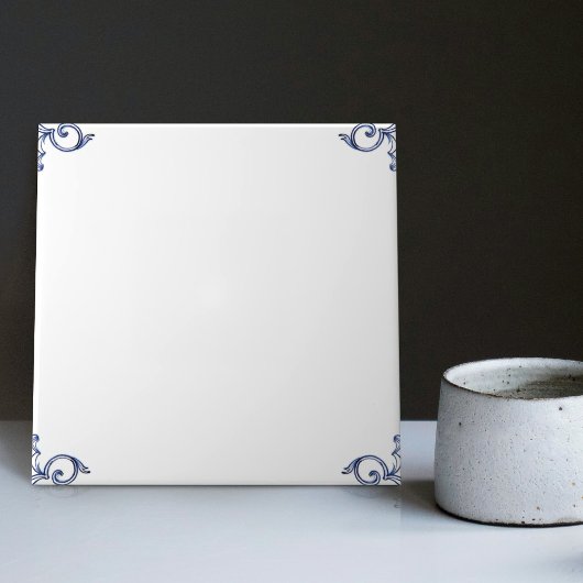 Delft Blue Dutch Matching Mix Match Empty Tegeltje