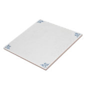 Delft Blue Dutch Style Frigate Schooner Sail Boat Tegeltje (Zijkant)